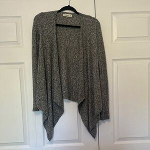 Abercrombie Kids Charcoal Drape Cardigan